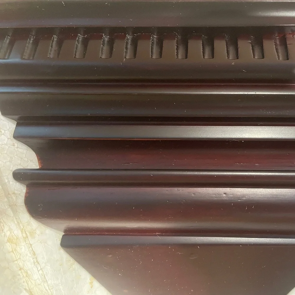 New 2-Piece Wooden Corner Floating Wall Shelving